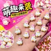 A cute and trendy white chicken pendant, a fashionable necklace accessory, and a simple and trendy gift for girls Specification image